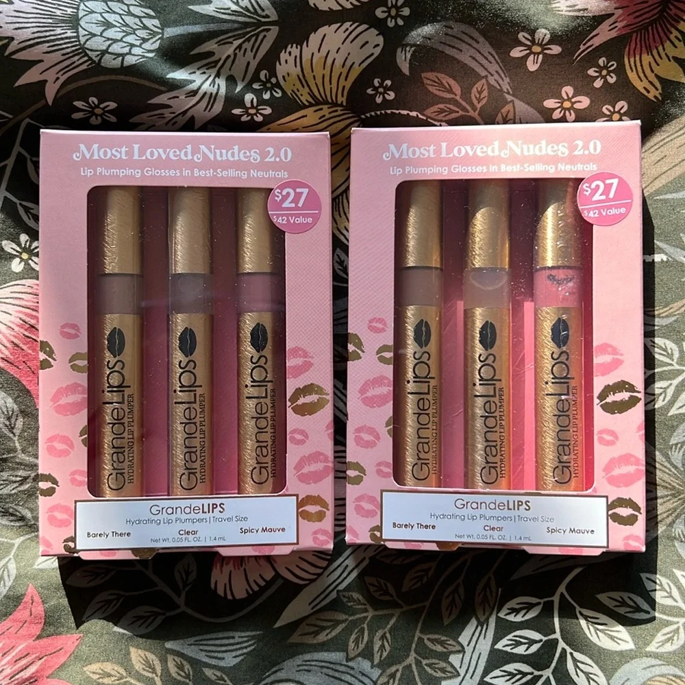 Lip plumper by Grande cosmetics smooth nudes come on silky and hydrating. 0.05